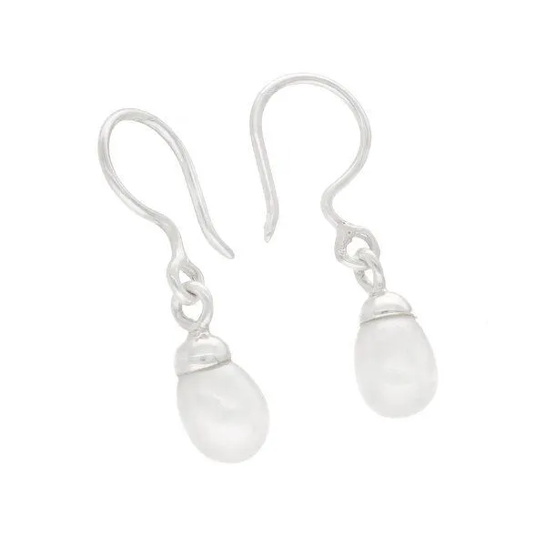 pakilia pakilia Silber Ohrringe Perlentropfen Fair-Trade und handmade – Produktbild 3 von 4