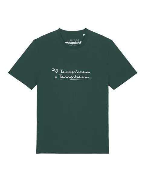 watapparel watapparel T-Shirt Unisex O Tannenbaum, Glazed green, – Produktbild 1 von 2