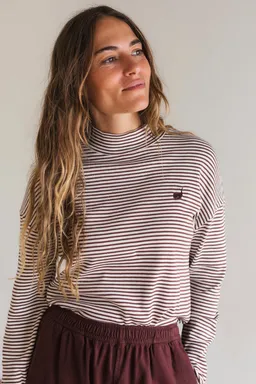 TWOTHIRDS TWOTHIRDS Damen vegan Top Corcovado Russet Stripes – Produktbild 1 von 1