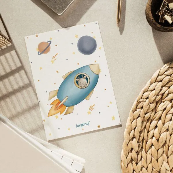 junikind junikind Postkarte, DIN A6, inkl. Umschlag aus Kraftpapier, Bio-Strukturpapier – Produktbild 3 von 6