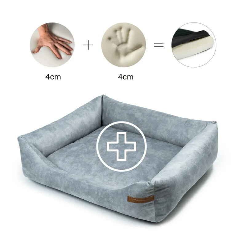 Rexproduct Rexproduct Otto Orthopädisches Hundebett Grau S-XL M, Grau, – Produktbild 1 von 3