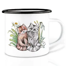 LIGARTI Emaille Tasse – Bärenfreunde – LIGARTI Tiermanufaktur – Produktbild 1 von 1