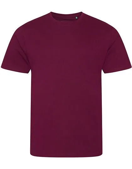 Ecologie by AWDis Ecologie by AWDis Cascades Unisex T-Shirt Rundhals Bio-Baumwolle, Burgundy, – Produktbild 2 von 3