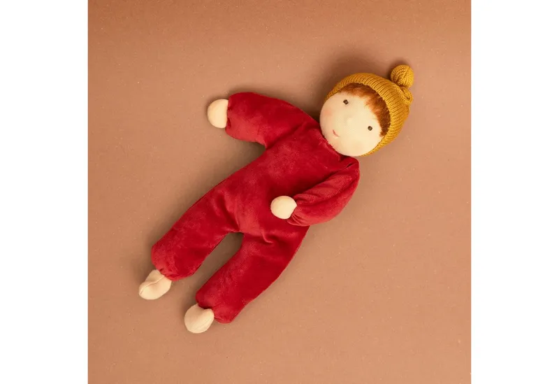 Käthe Kruse Käthe Kruse Babypuppe Waldorf Puppe Spielpuppe Dolly NANA Rot 35 cm neu, Rot, – Produktbild 1 von 3