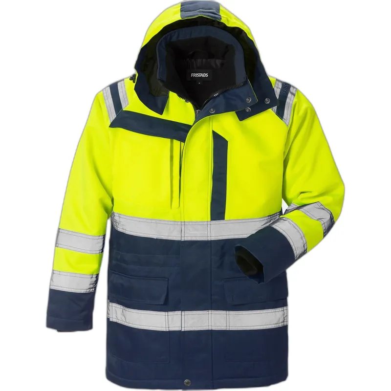 Fristads Wasserdichte Hochsichtbarkeitjacke Klasse 3 Fristads 4042 PP, Gelb, – Produktbild 1 von 2