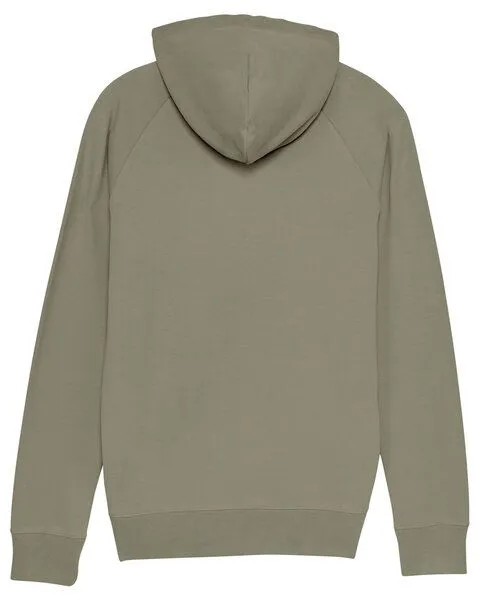 Human Family Human Family Bio Herren Hoodie "Reaper - Geometric Questionmark" in 5 Farben, Khaki, – Produktbild 3 von 4