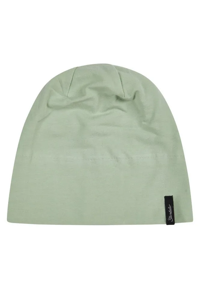 Sterntaler Sterntaler Beanie OCS Beanie uni (1-St) Kindermütze aus Singlejersey unifarben, Blau|grün, – Produktbild 4 von 5