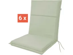 Doppler doppler Auflage "LIFE" für Niederlehner, 6er-Pack, 100x48x4 cm, Polyester, mint – Produktbild 1 von 1