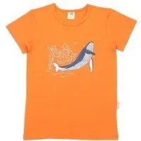 Walkiddy Walkiddy Kinder T-Shirt – Orange mit Walmotiv, Kurzarm, weich & bequem, sommerlich, gut kombinierbar – Produktbild 1 von 1