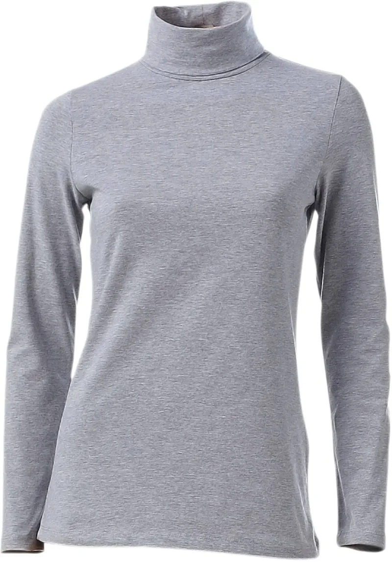 heine Rollkragenshirt grau-melange, Grau-melange, – Produktbild 1 von 2
