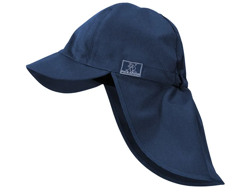 Pickapooh Pickapooh Kinder Sonnenschutz Mütze Legionär UV-80 Marine Gr.48, Blau, – Produktbild 1 von 2