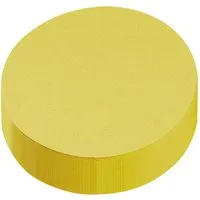 250 Blatt Moderationspapier Kreise 14cm gelb – Produktbild 1 von 1