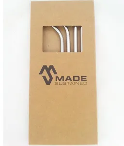Made Sustained Made Sustained Kindertrinkhalme 15cm mit Reinigungsbürste – Produktbild 1 von 1