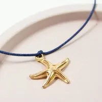 Bow & Hummingbird Bow & Hummingbird Armband auf Karte - Seestern - Schatzkarte, Blau, – Produktbild 1 von 1