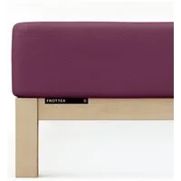 Schlafgut Schlafgut Spannbettlaken Frottex - Baumwollgemisch, Purple deep, – Produktbild 1 von 1