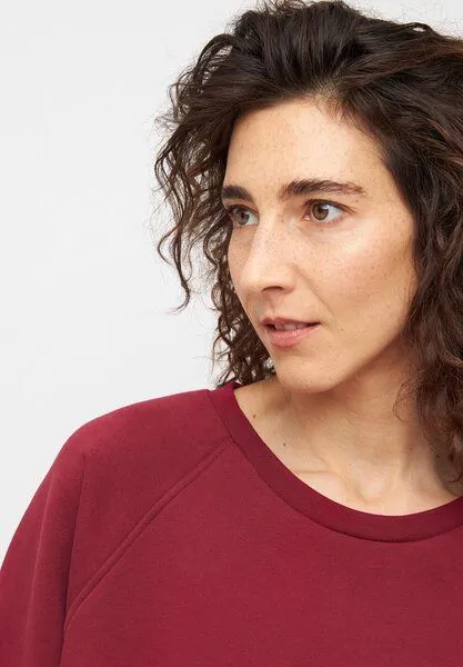 Givn Berlin Givn Berlin Sweatshirt HEDI aus Bio-Baumwolle, Rot, – Produktbild 4 von 4