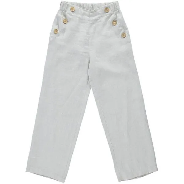 PETER JO PETER JO Hose Aster aus Leinen, Creme, – Produktbild 1 von 4