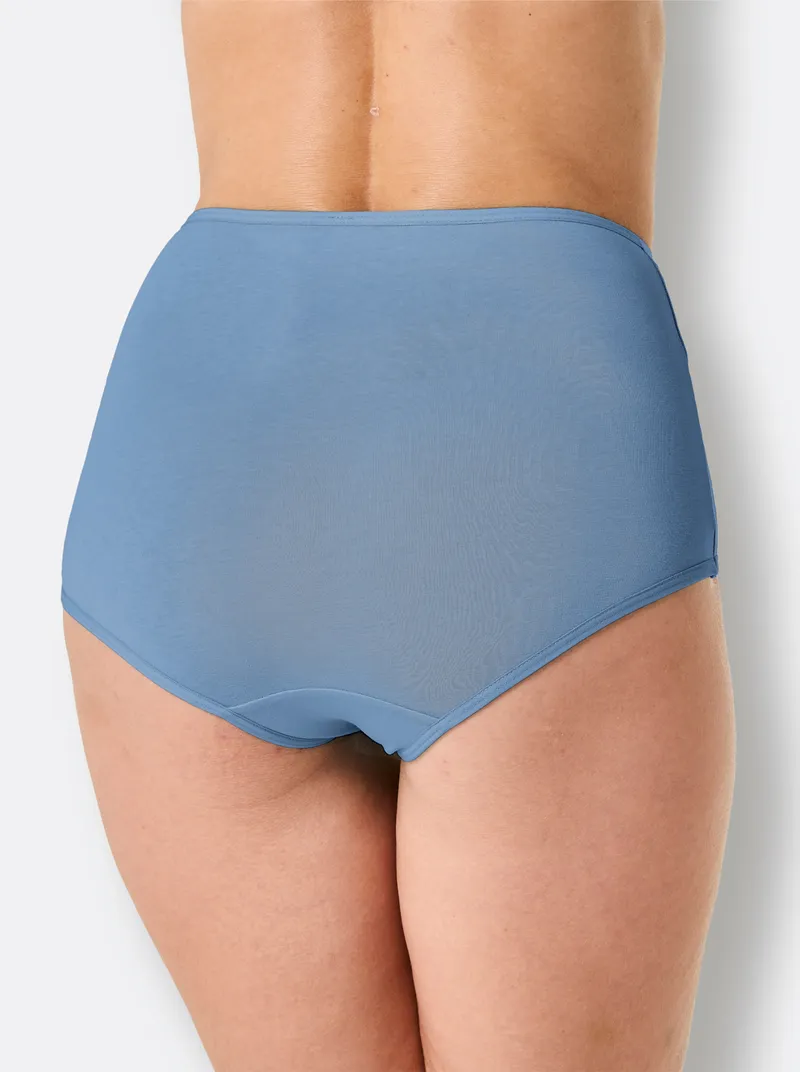 wäschepur Formslip jeansblau + aquamarin, Jeansblau + aquamarin, – Produktbild 2 von 2