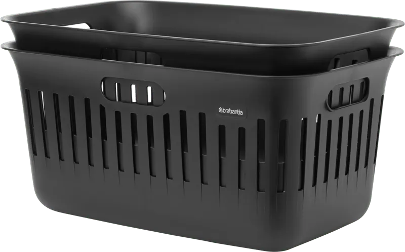 Brabantia Brabantia Collect-It Wäschekorb 40 L, 2-er Set, Black, – Produktbild 1 von 1
