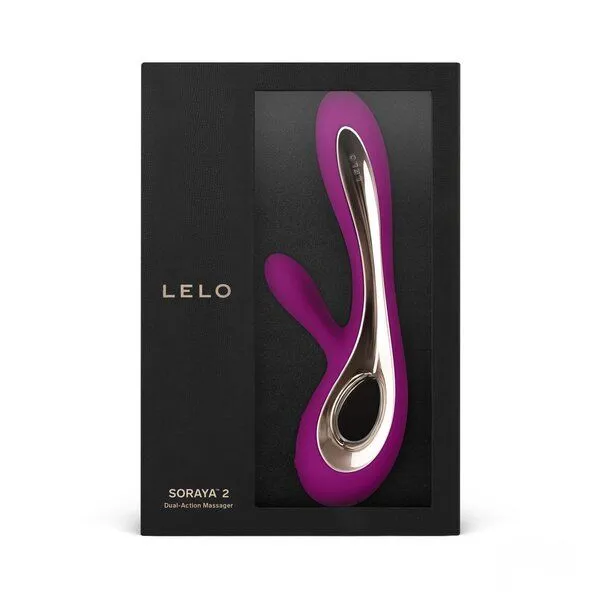 LELO G-Punkt- und Klitorisvibrator (Rabbit-Vibrator) - LELO SORAYA 2, Tiefes rosa, – Produktbild 2 von 4