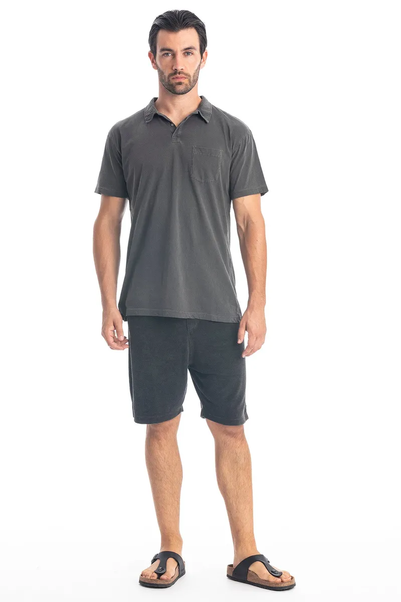 RAVENS VIEW IBIZA RAVENS VIEW IBIZA Herren vegan Polo Tasche Anthrazit, Dunkelgrau, – Produktbild 1 von 2