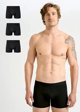 wijld wijld Boxershorts aus Holz (3er-Pack) - "MANNY" black – Produktbild 1 von 1