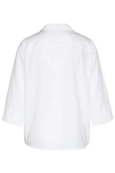 Wunderwerk Wunderwerk Damen Bluse aus Tencel "Revers blouse TENCEL", Weiß (white 100), – Produktbild 3 von 3
