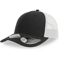 Atlantis Headwear Atlantis Headwear Atlantis Zion Cap Mesh - Basecap zweifarbig aus Recyceltem Polyester Truckercap, Schwarz/weiß, – Produktbild 1 von 1