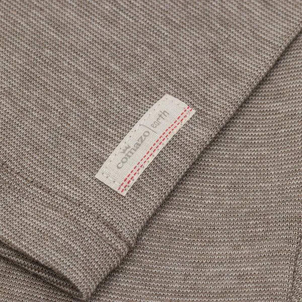 comazo|earth comazo|earth Baby Shirt langarm aus Wolle-Seide Mix | GOTS zertifiziert, Nougat-melange, – Produktbild 3 von 3