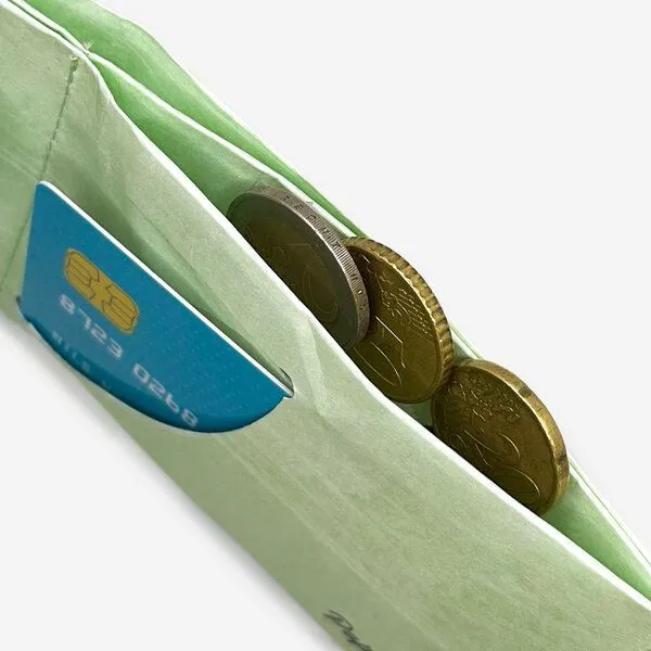 paprcuts paprcuts RFID Portemonnaie, Peaceful panda (grün), – Produktbild 4 von 4
