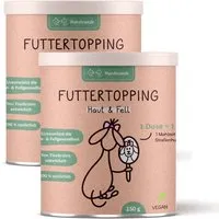 Hunderunde Hunderunde Futtertopping - Haut & Fell - Glänzendes Fell, Gesunde Haut, Natürliche Zutaten, vegan 500 g – Produktbild 1 von 1