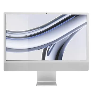 Apple Apple iMac 24" 4.5K Display, (2023) M3 8-Core CPU | 10-Core GPU 2 TB SSD 24 GB silber, Silber, – Produktbild 2 von 3