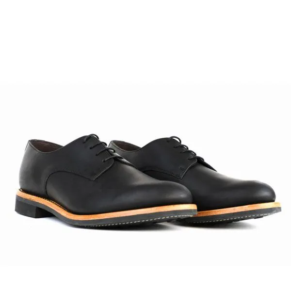 SORBAS SORBAS Welted No.3 rahmengenähte Halbschuhe aus Leder, Black (schwarz), – Produktbild 4 von 4