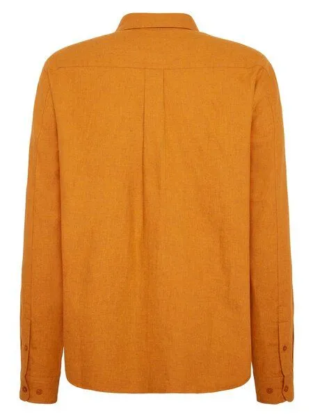 KnowledgeCotton Apparel KnowledgeCotton Apparel Flanellhemd- Elder Regular Fit - aus Biobaumwolle, Orange (pumpkin), – Produktbild 4 von 4