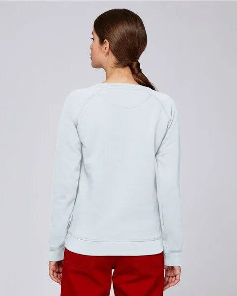 Human Family Human Family Bio Damen Sweatshirt - Everyday Equality, Babyblau, – Produktbild 1 von 3