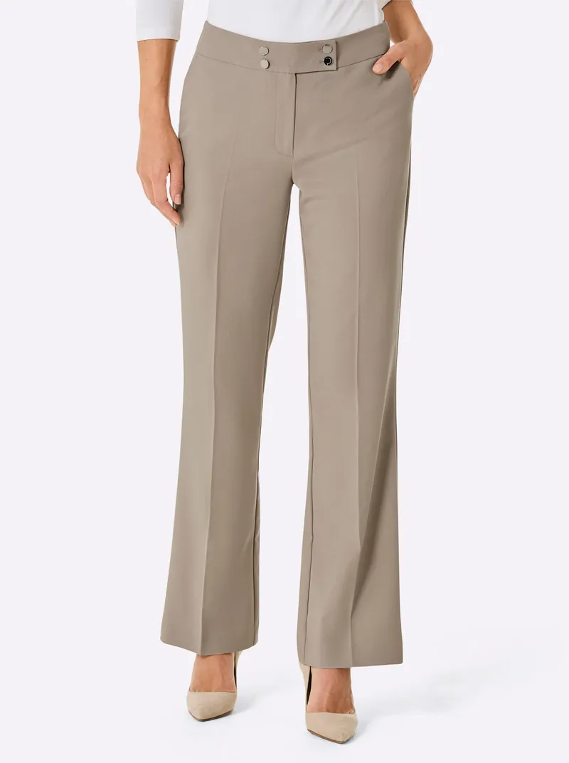 Bügelfaltenhose sesam, Sesam, – Produktbild 1 von 2