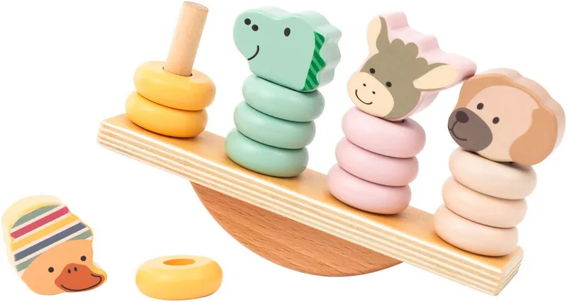 Sterntaler Sterntaler Stapelspielzeug Balancierspiel Holz, Beige, – Produktbild 5 von 5