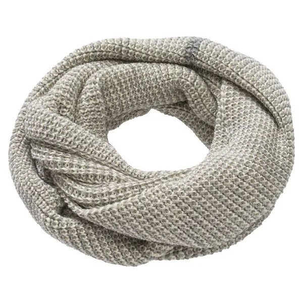 Disana disana Loop-Schal Melange kbT Merinowolle, Grau-natur, – Produktbild 1 von 2