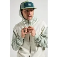 Trendsplant Trendsplant Color Block Zip Hoodie Sea Glass – Produktbild 1 von 1