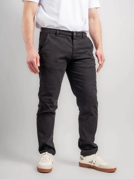 Flax and Loom Flax and Loom Regular Fit Chino, Black (schwarz), – Produktbild 1 von 6