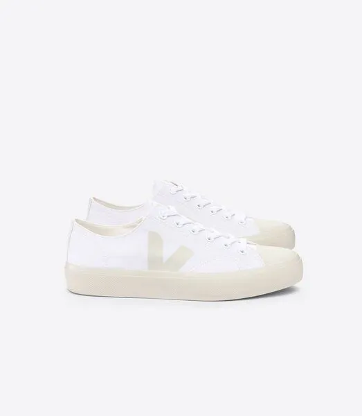 Veja Veja Sneaker Damen Vegan - Wata II Low Canvas, Weiß (white pierre), – Produktbild 1 von 4