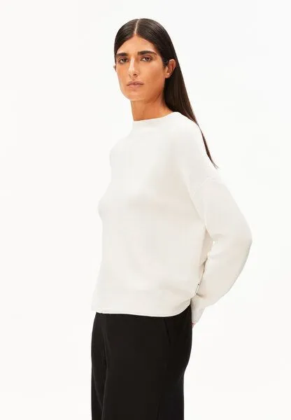 ARMEDANGELS ARMEDANGELS MERINAA Damen Pullover aus Bio-Baumwolle, Oatmilk, – Produktbild 1 von 4