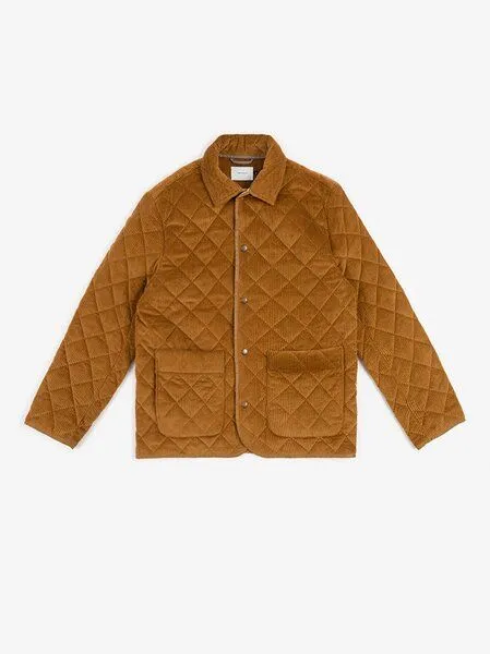 Rotholz Rotholz Jacke - Quilt Jacket - aus Bio Baumwolle wattiert mit recyceltem Polyester, Toffee (braun), – Produktbild 4 von 4