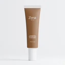 Zero Skin Zero Skin Foundation mit Peptiden, 35 Tan Warm - 30 ml, hydratisierend mit Hyaluronsäure & Aloe Vera – Produktbild 1 von 1
