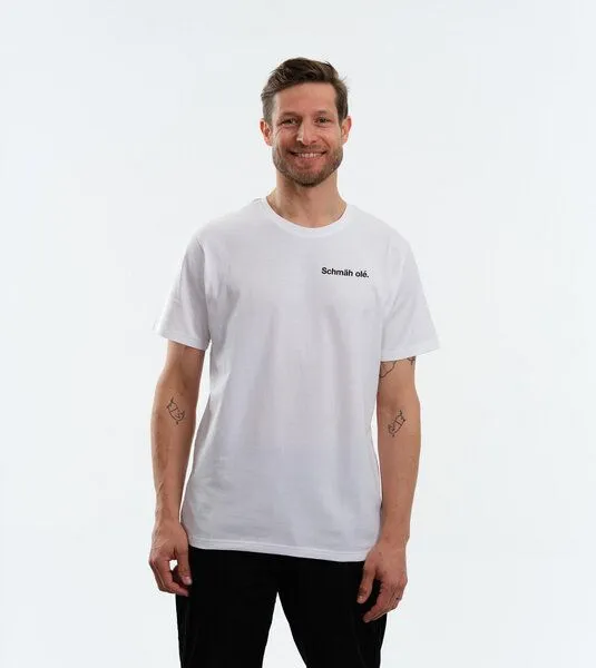 Gary Mash GARY MASH Shirt Schmäh olé. aus Biobaumwolle, Weiß, – Produktbild 4 von 4