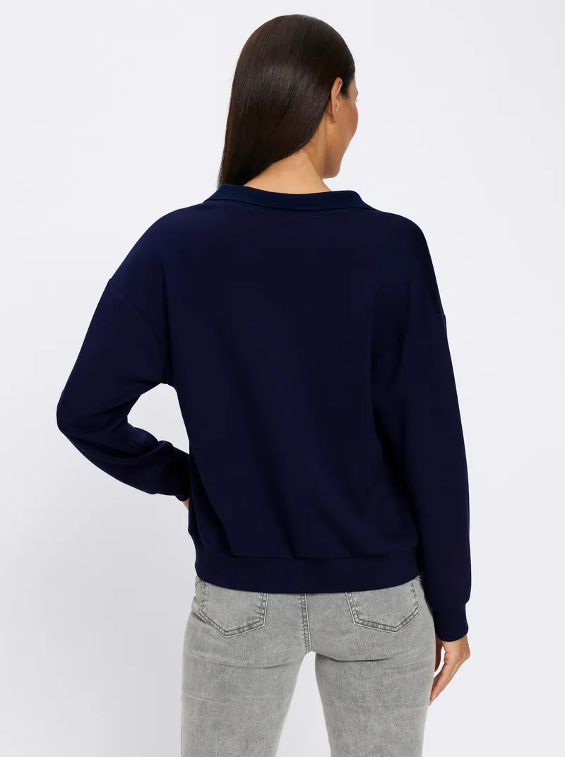 heine Sweatshirt marine, Marine, – Produktbild 2 von 2