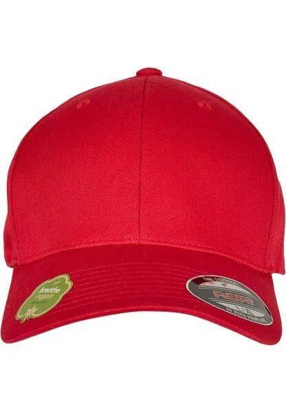 Flexfit Flexfit Organic Cotton Cap Yupoong 6Panel Full 6277OC, Rot, – Produktbild 1 von 3