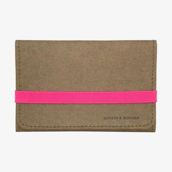 ANDERS & KOMISCH ANDERS & KOMISCH Geldbörse mittelgroß Braun - KOMPAKT, Pink, – Produktbild 1 von 4