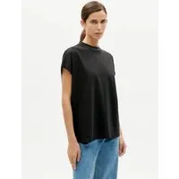 thinking mu thinking mu Basic Volta - Damen T-Shirt aus Bio-Baumwolle, Black (schwarz), – Produktbild 1 von 1