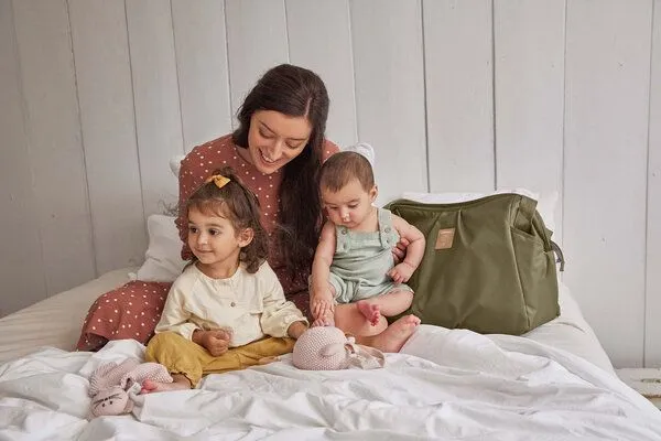 Lässig Lässig Zwillingswickeltasche Twin Bag Green Label, Olive, – Produktbild 3 von 3